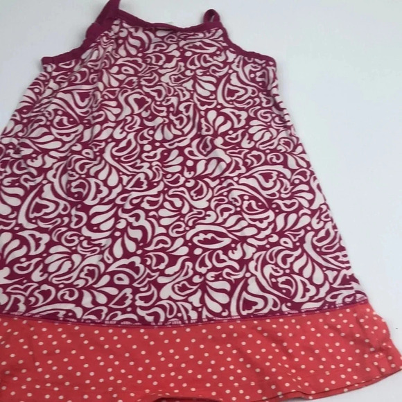 HANNA ANDERSSON GUC GIRLS PINK WHITE SUMMER DRESS CASUAL TANK SWIM SIZE 4 100 - Picture 6 of 6